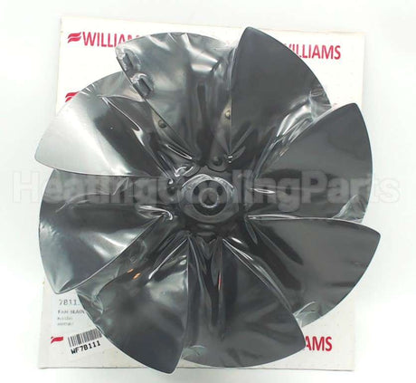 7B111 Williams Comfort Products 11 1/4"Dia 1/2"Bore Fan Blade