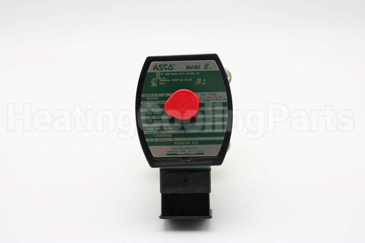 8210G34 Asco 1/2" No 0/150#Airwtr125Oil120V