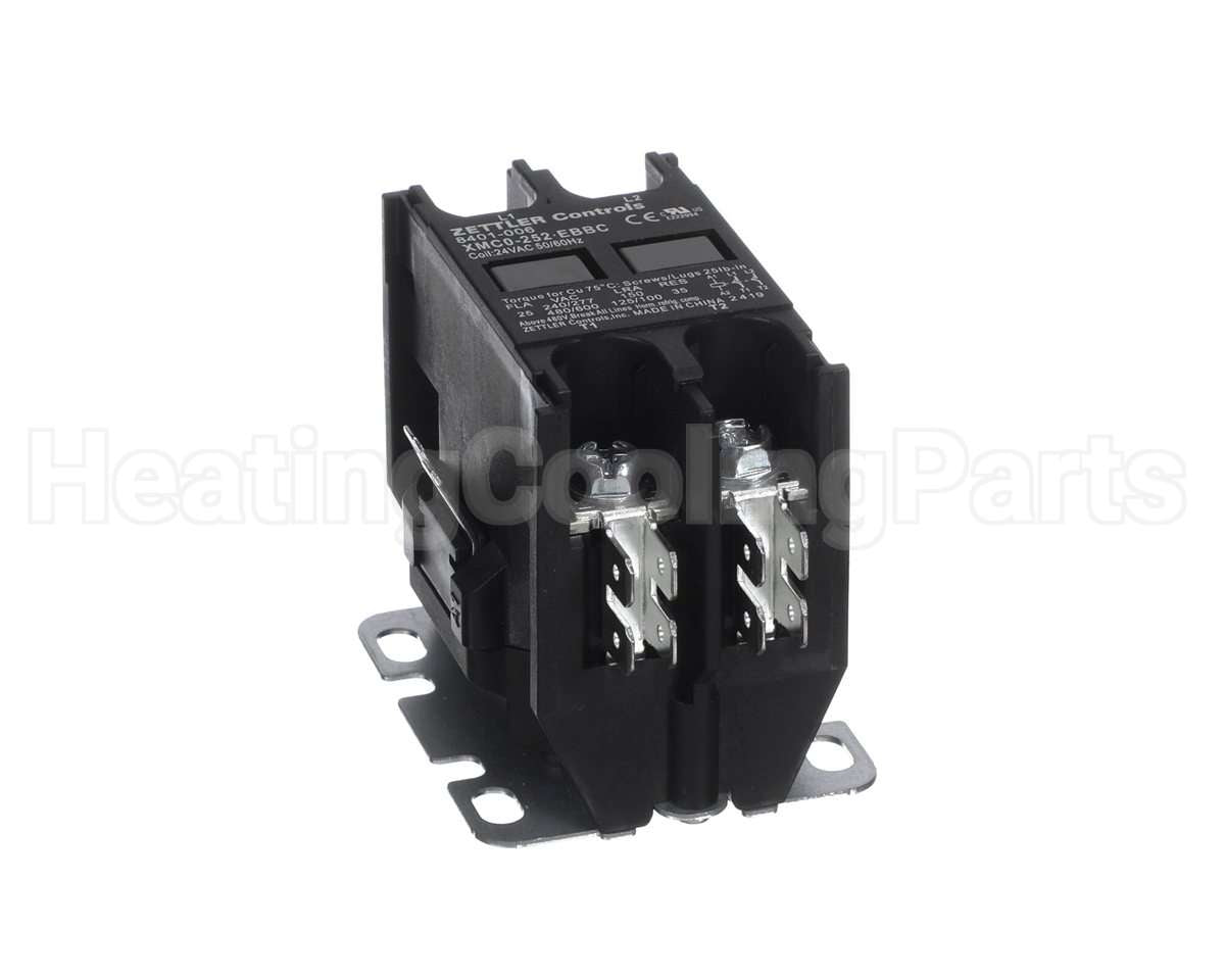 8401-006BX Bard Hvac 24V Coil 2P 20Amp Contactor