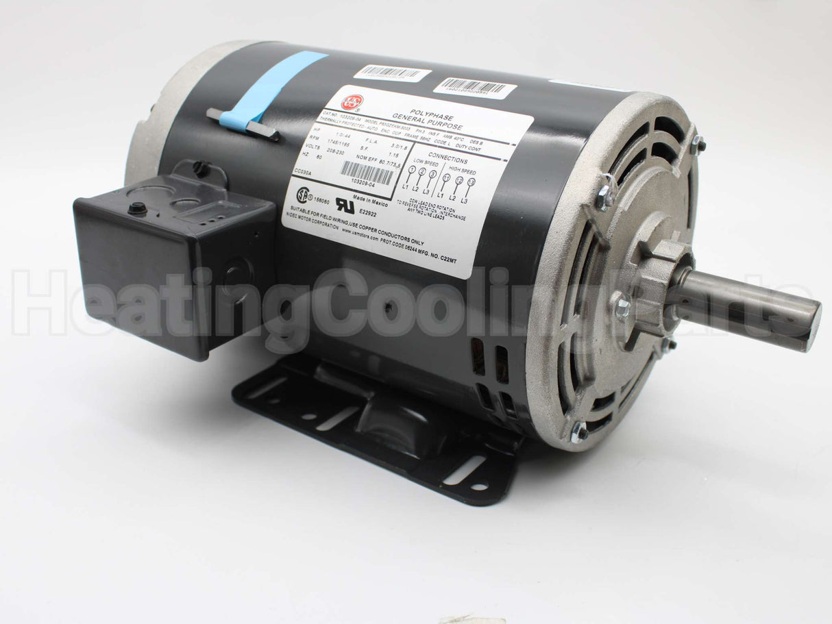 86W86 Lennox 208-230V3Ph 1Hp 1745Rpm Motor