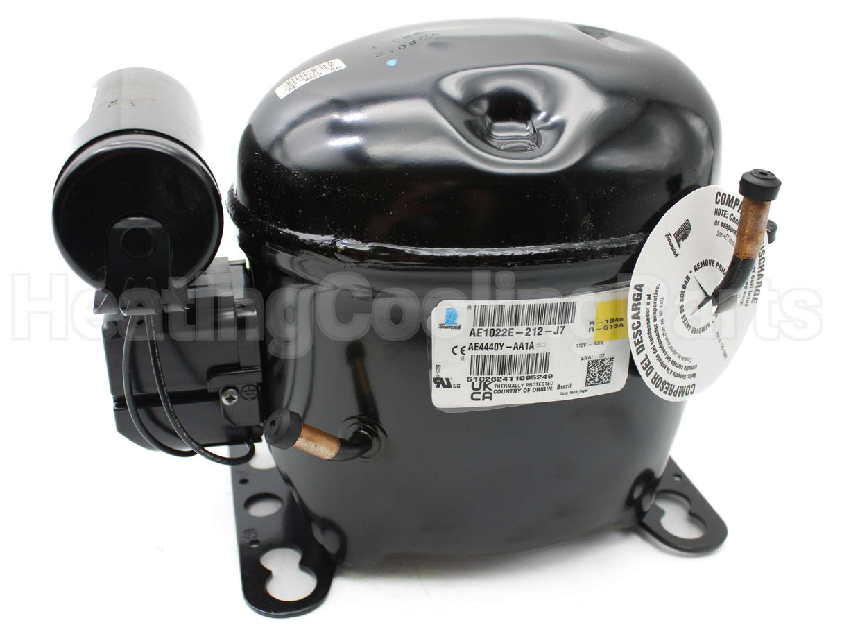 AE1022E-212-J7 Tecumseh 115V1Ph 4528Btu R134A Compress