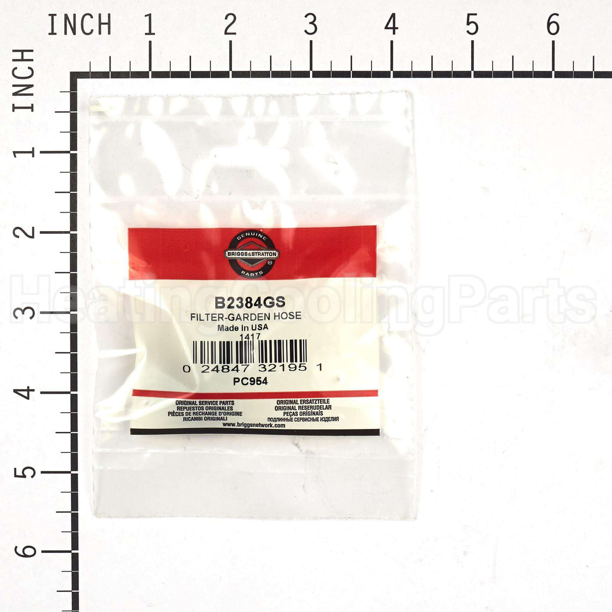 B2384GS Briggs & Stratton Filter-Garden Hose