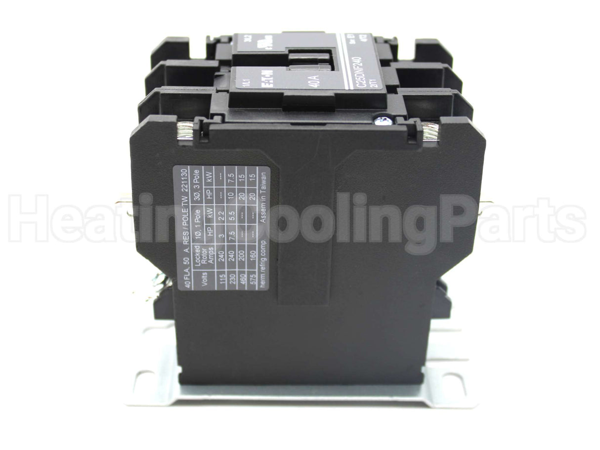 C25DNF240B Cutler Hammer-Eaton 2P 40A 208/240V Contactor