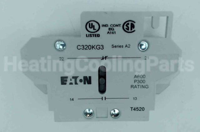 C320KG3 Cutler Hammer-Eaton 1-No,1-Nc Auxiliary Contact
