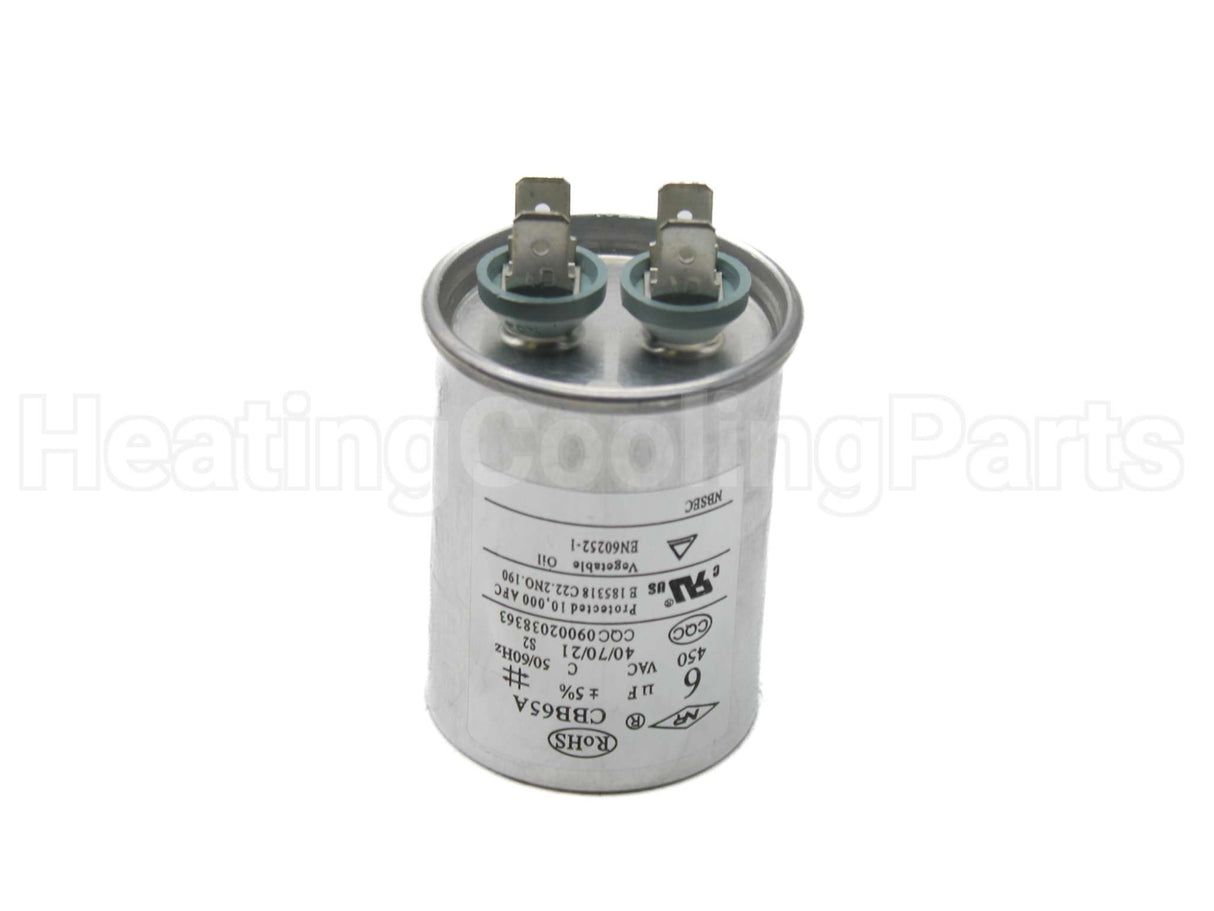 CPT2520 Trane 6Mfd 450V Round Capacitor