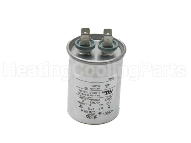 CPT2520 Trane 6Mfd 450V Round Capacitor