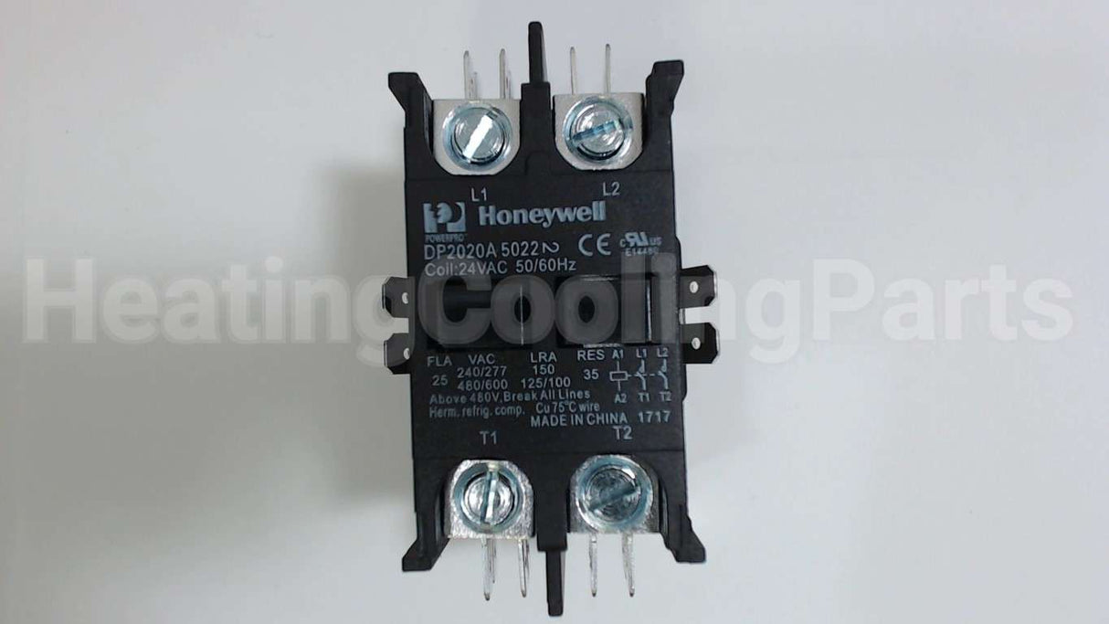 DP2020A5022 Resideo 2 Pole 20A/24Vrelay