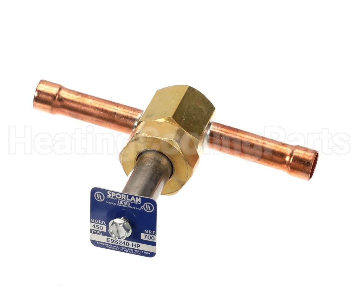 E9S240HP Compatible Heatcraft Solenoid Valve W/Stem