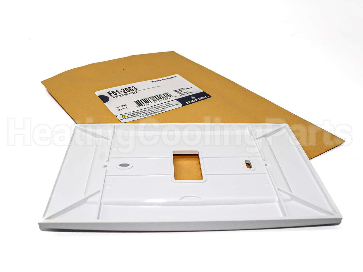 F61-2663 Copeland Comfort Control (White Rodgers) Wall Plate For Sensi Wifi Stat