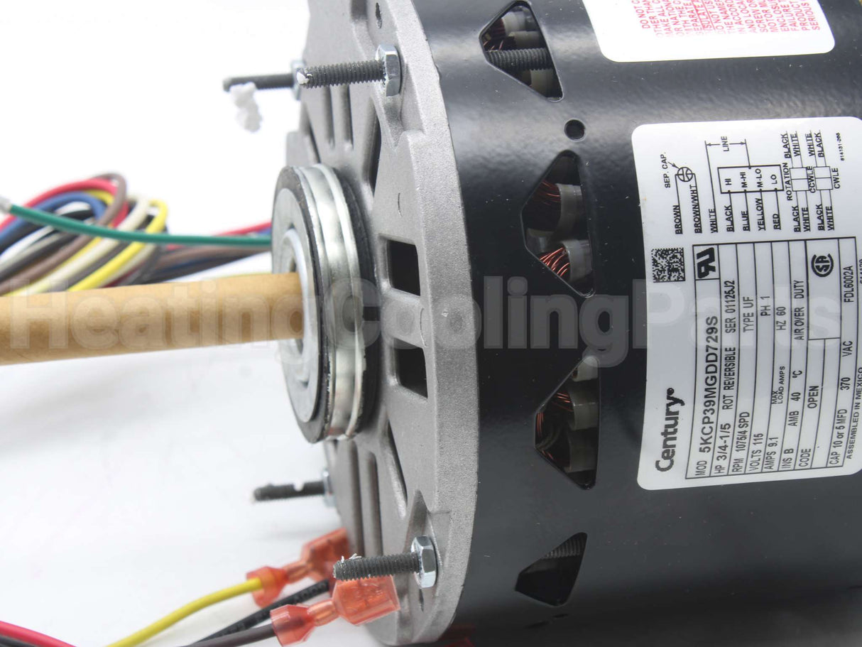 FDL6002A Regal Rexnord - Century Motors 3/4-1/5Hp 115V 1075Rpm 4Sp Mtr