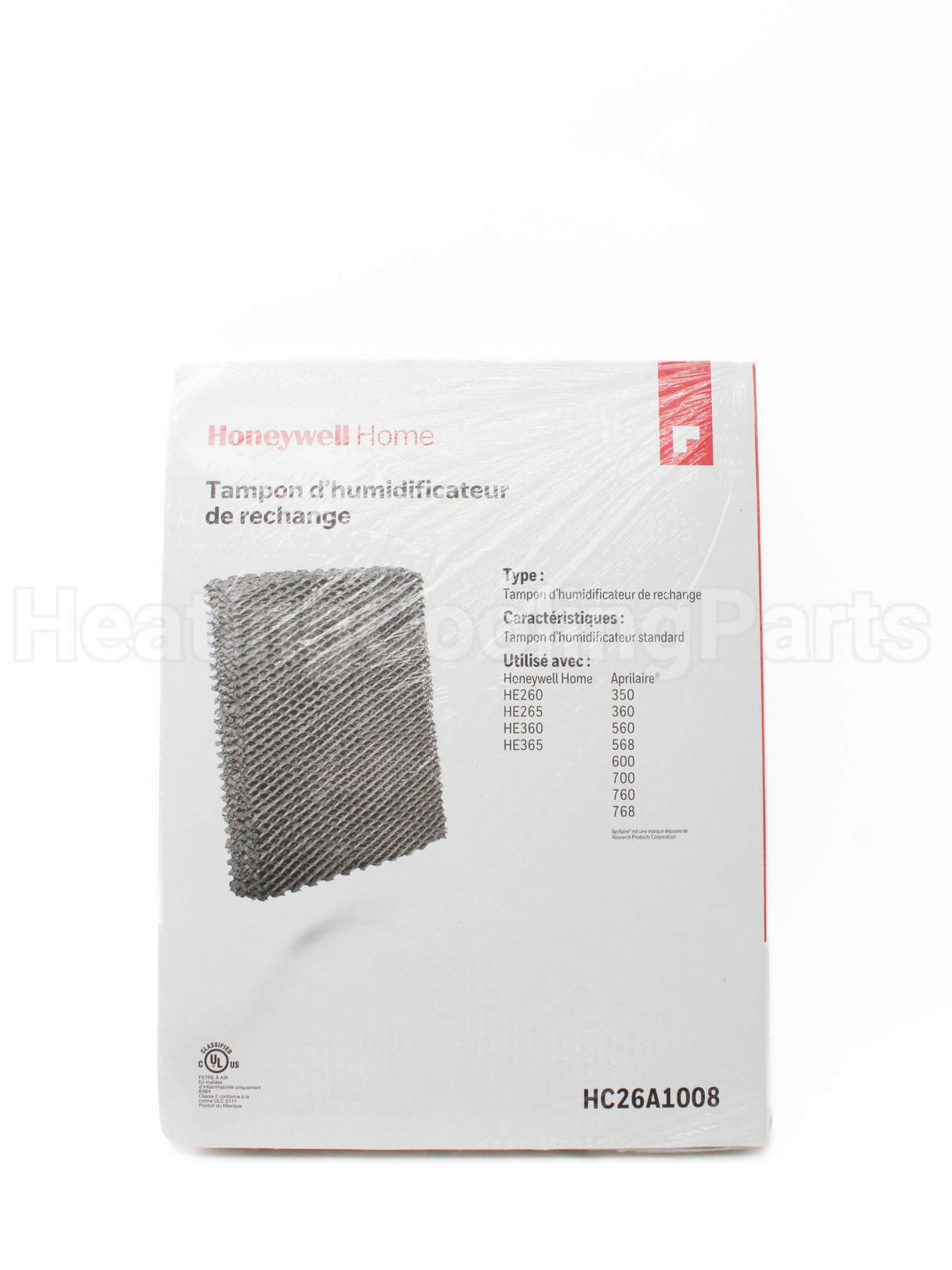 HC26A1008 Resideo Humidifier Pad,10X13X1.6"