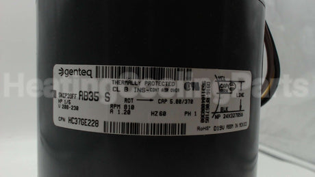 HC37GE228 Carrier 208-230V1Ph 1/5Hp 810Rpm Motor
