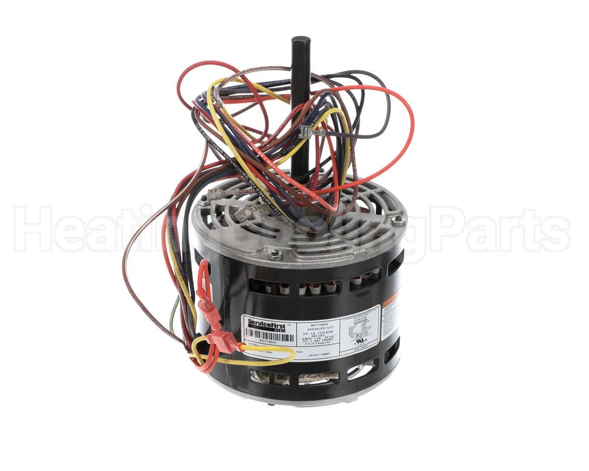 MOT18824 Trane 460V1Ph 1/3Hp 1075Rpm 3Spd Mtr