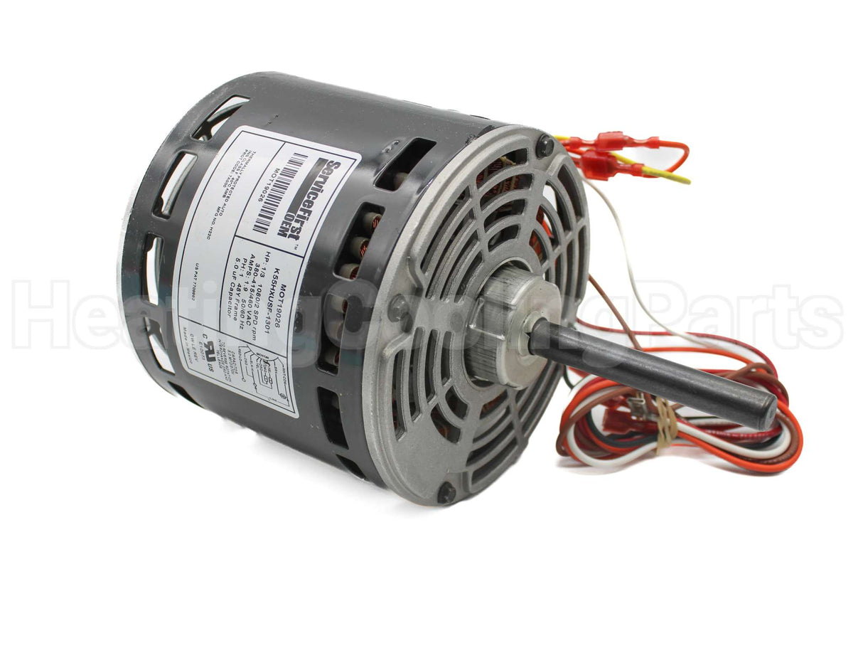 MOT19026 Trane 460V1Ph 1/3Hp 1080Rpm 2Spd Mtr