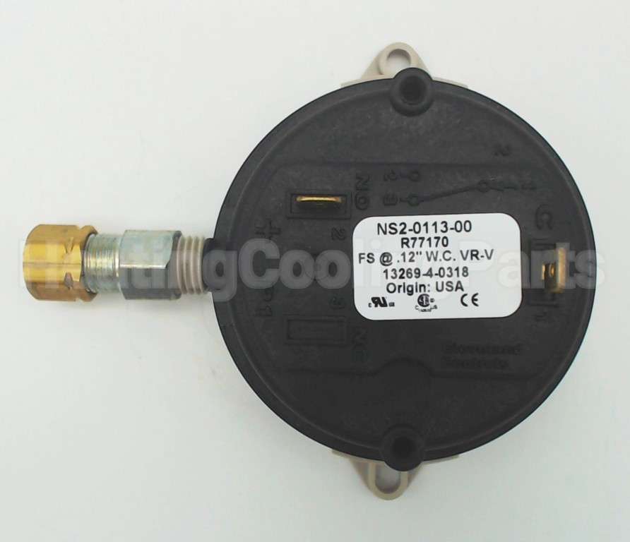 NS2-0113-00 Cleveland Controls Pressure Switch .12"Wc