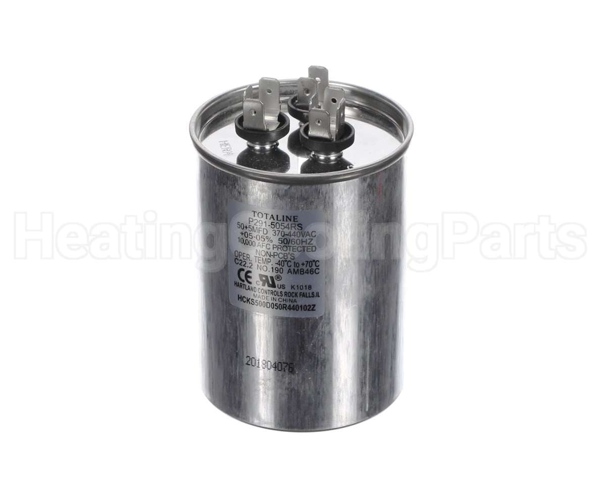 P291-5054RS Carrier 50/5Mfd 440V Dualrndcapacitor