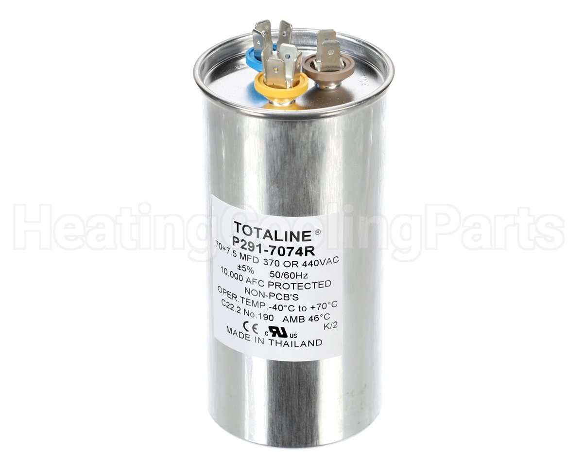 P291-7074R Carrier 70/7.5Mfd 440V Round Run Cap