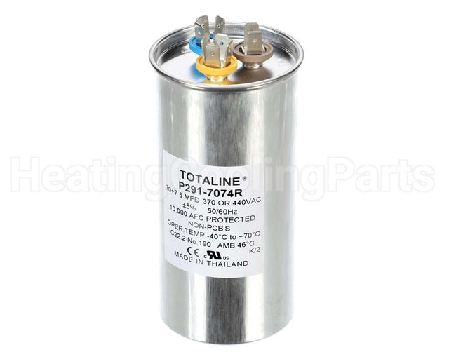 P291-7074R Carrier 70/7.5Mfd 440V Round Run Cap