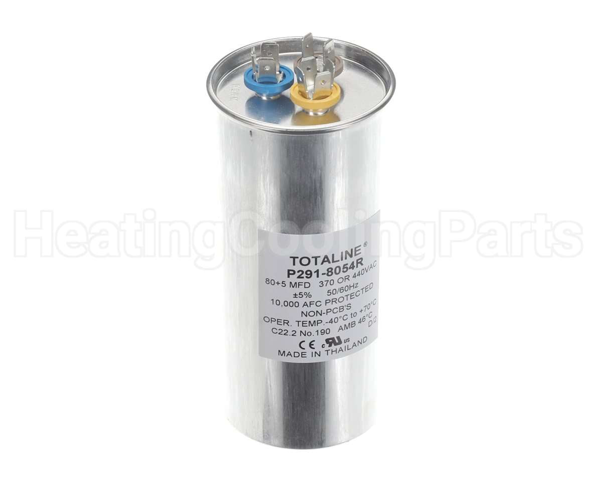 P291-8054R Carrier 80/5Mfd 440V Rnd Run Capacitor