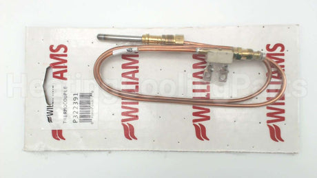 P322391 Williams Comfort Products Thermocouple W/ Junction Box