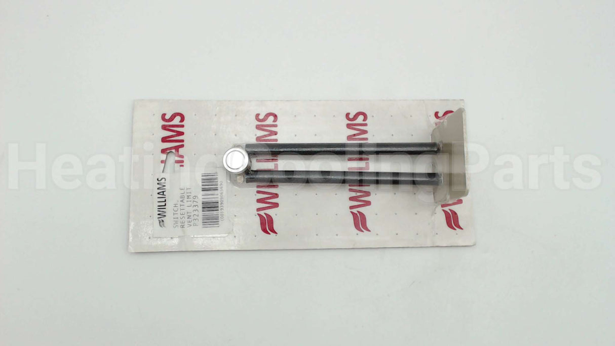 P323379 Williams Comfort Products 330F Co Manual Reset Limit Sw