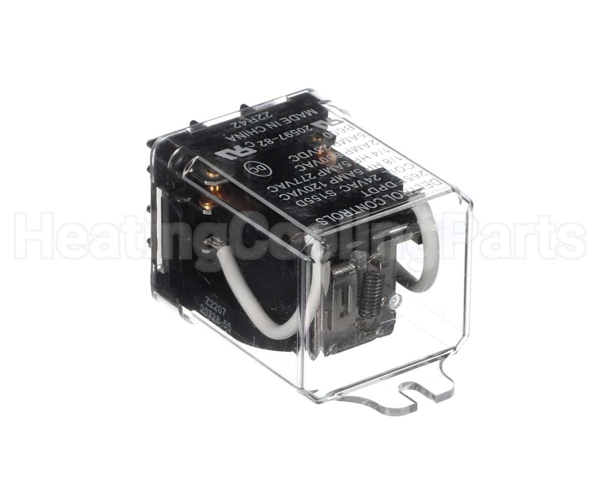 P91000 Aaon 24V 5A Dpdt Plugin Relay
