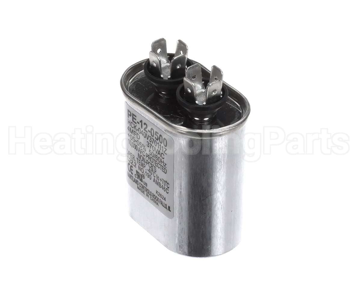 PE-12-0500 Enviro-Tec 4Mfd 370V Oval Run Capacitor