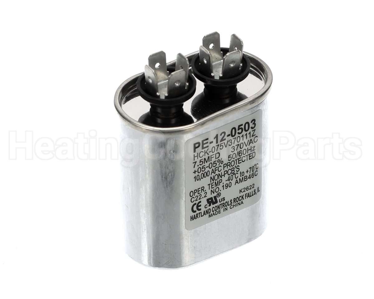 PE-12-0503 Enviro-Tec Capac 7.5 Mfd 370V Oval