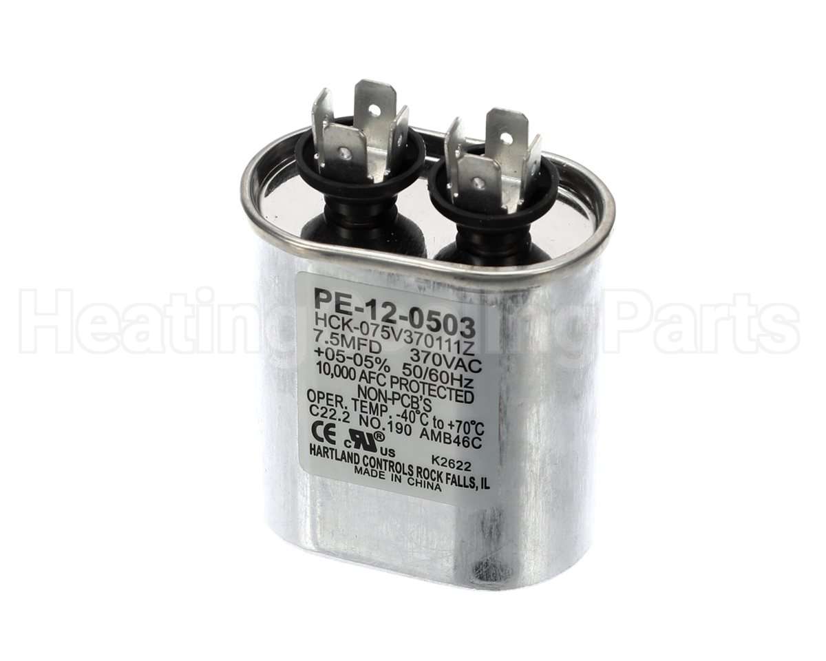 PE-12-0503 Enviro-Tec Capac 7.5 Mfd 370V Oval