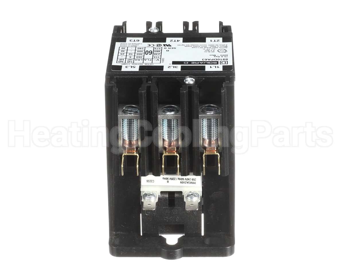 R36630 Aaon 3P 60A 208-240V/600V Contactor
