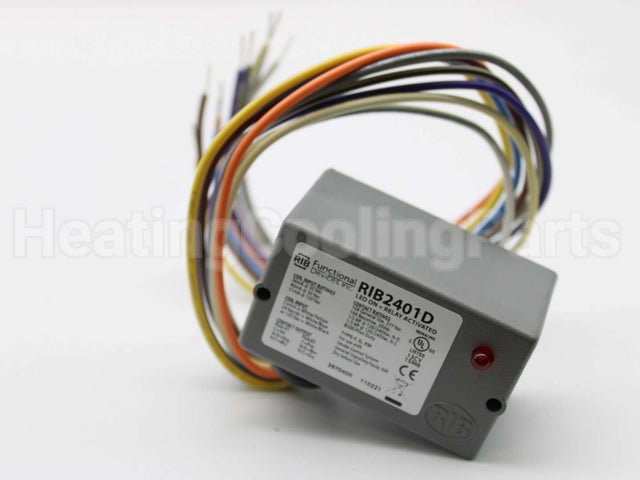 RIB2401D-RD Functional Devices Encl Relay 10A Dpdt 24V/120V
