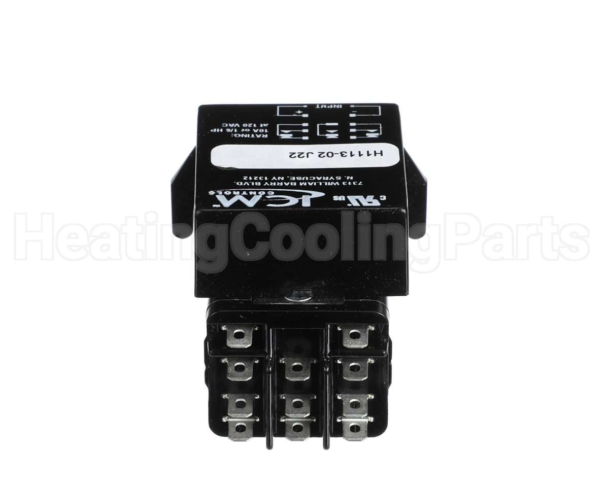 RLY0872 Trane 115V 10A 3Pdt .3S Delay Relay
