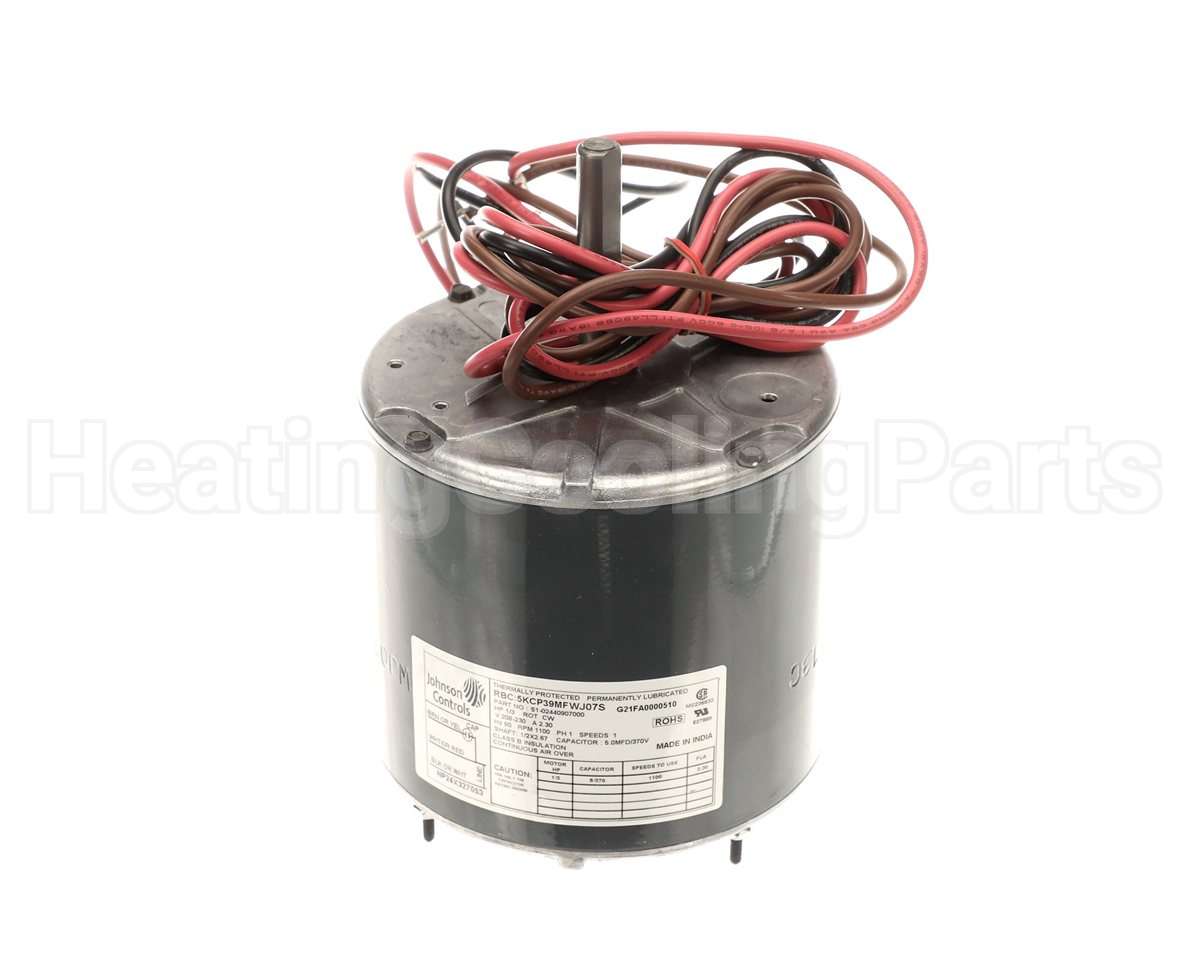 S1-024-40907-000 York 230V1Ph 1/3Hp 1100Rpm Cw Motor