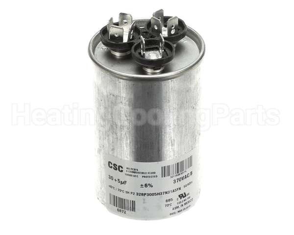 S1-02424778700 York Dual Run Capacitor, 30/5Mfd,370V,Round