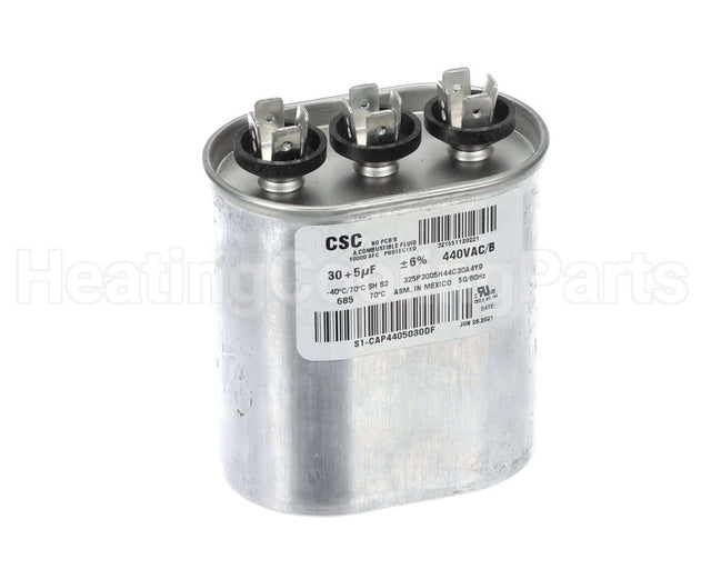 S1-CAP4405030DF York 440V 30/5Mfd Run Dual Cap Flat
