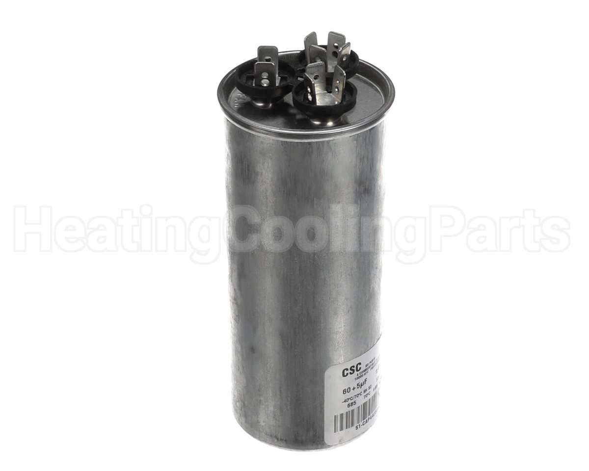 S1-CAP4405060DR York 440V 60/5Mfd Run Dual Cap Rnd