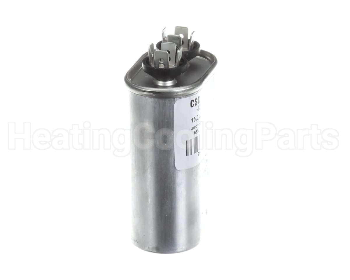 S1-CAP44150F York 440V 15Mfd Run Single Cap Flat