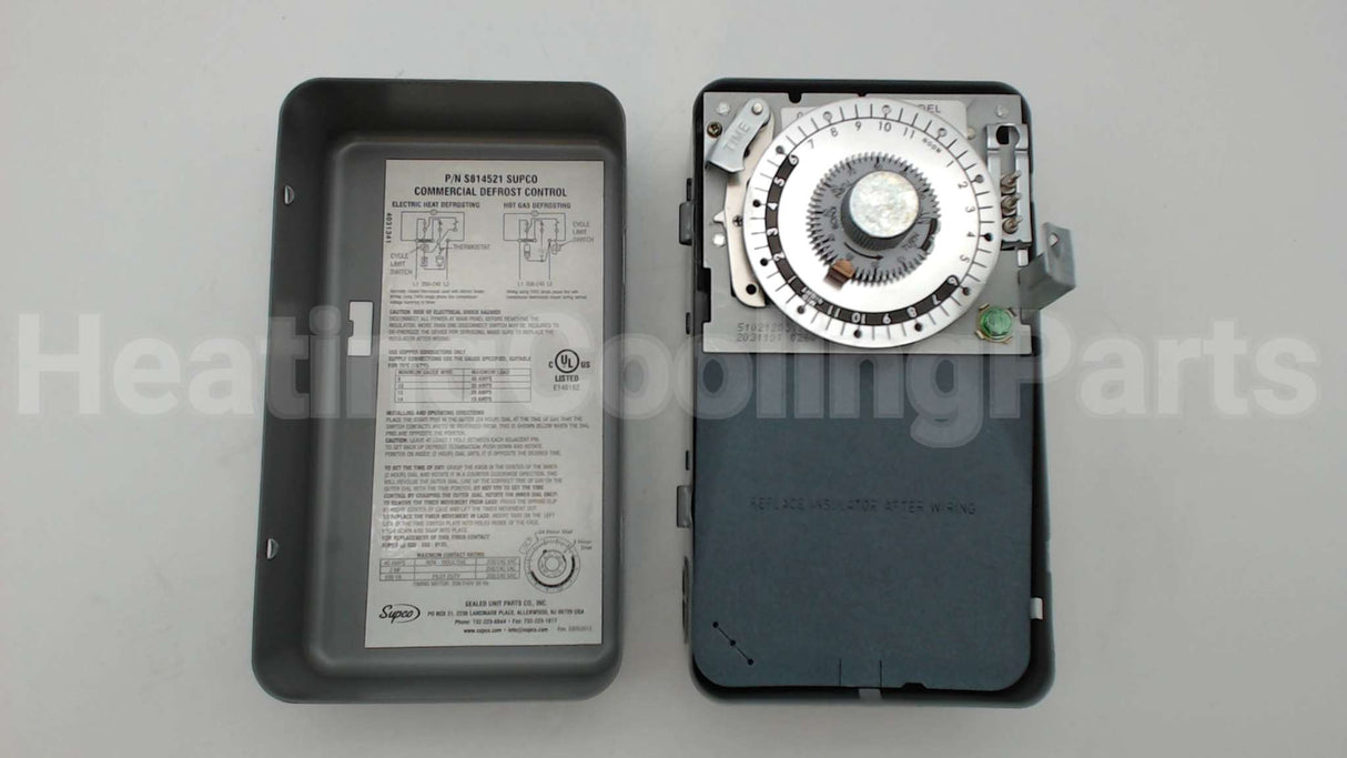 S8145-21 Supco Time Init-Temp/#Term 240V-50Hz