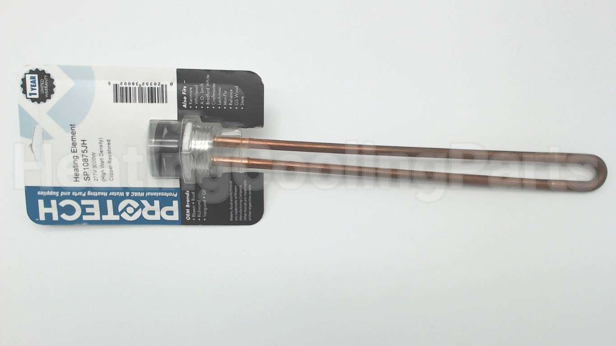 SP10875JH Rheem-Ruud Element 277V/3000W Cu 1"Screw
