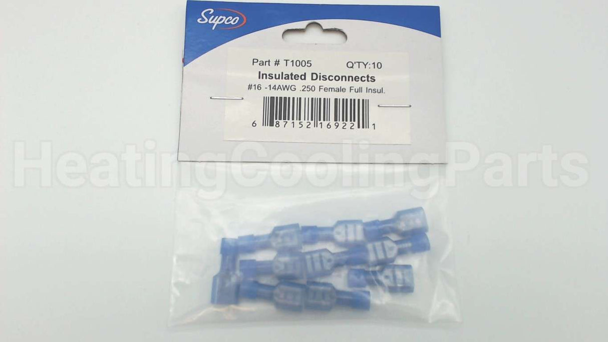 T1005 Supco Quick Disc - Ins (10Pc)