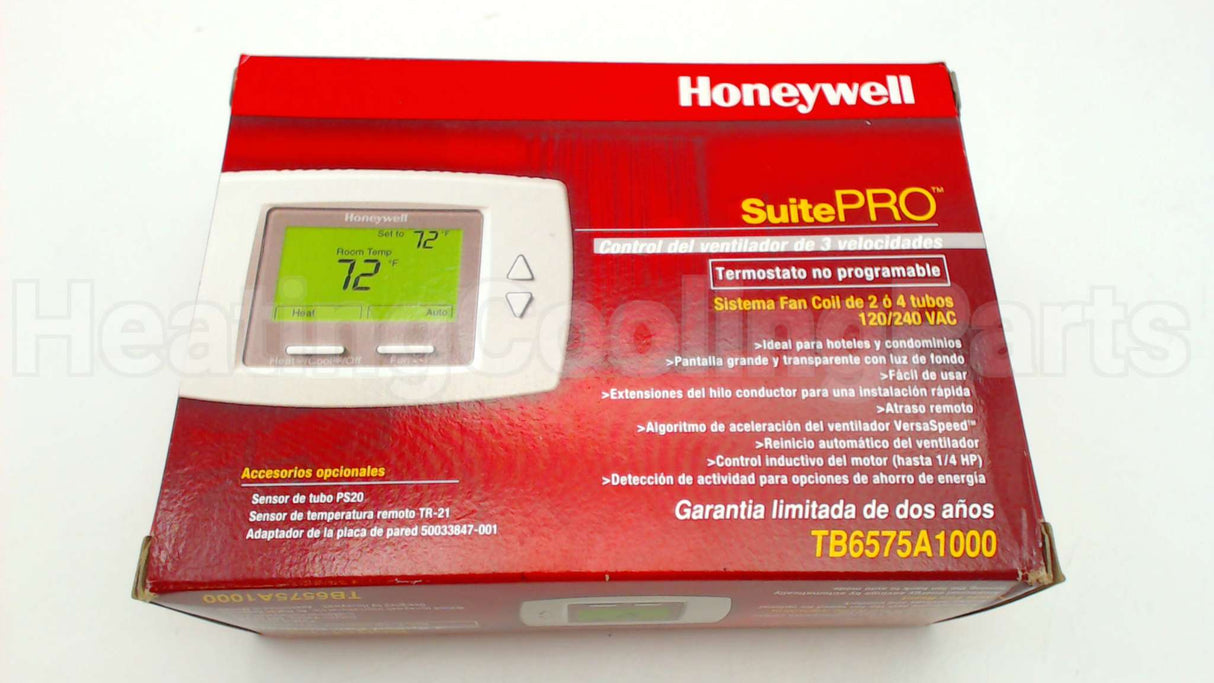 TB6575A1000 Honeywell 120/240Vunivfancoilstat3Spdfan