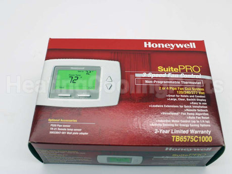 TB6575C1000 Honeywell 120/240/277Vfancoilstat2-4Pipe