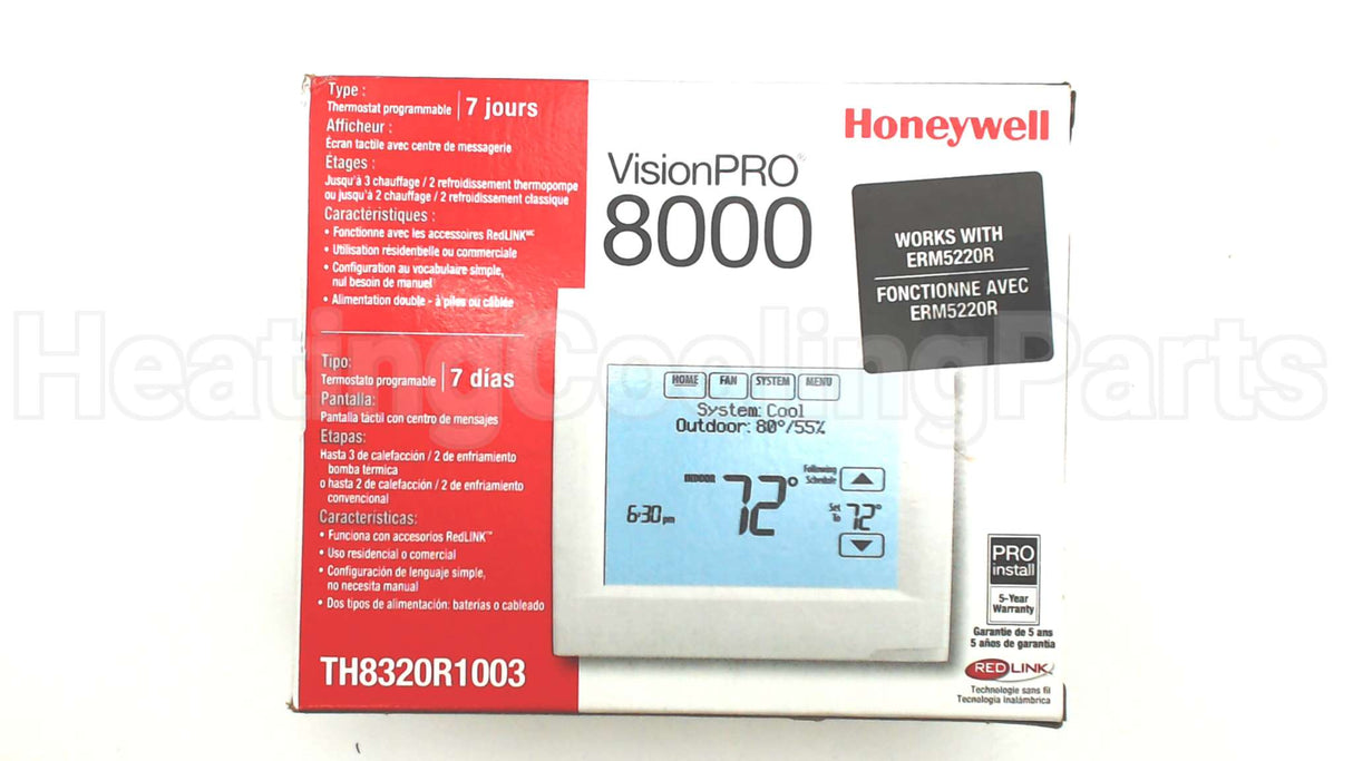 TH8320R1003 Resideo Multistg7Dayprogstatredlink