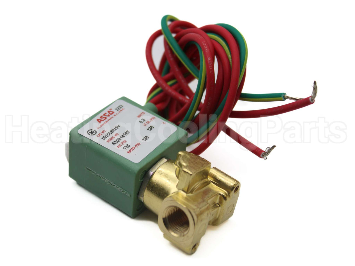 U8256B45V Asco 1/8" N/C 135#Air,80#Oil,126#Wt