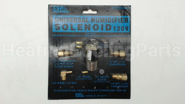 UHS120 Supco 120V Universal Humidifier Vlve