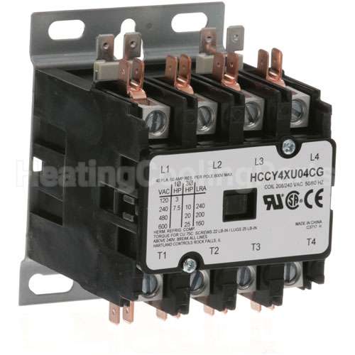 XNC6X131 Compatible General Electric Contactor 4P 40/50A 208/240V